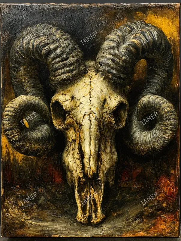 Gothic Death Relic Paintings