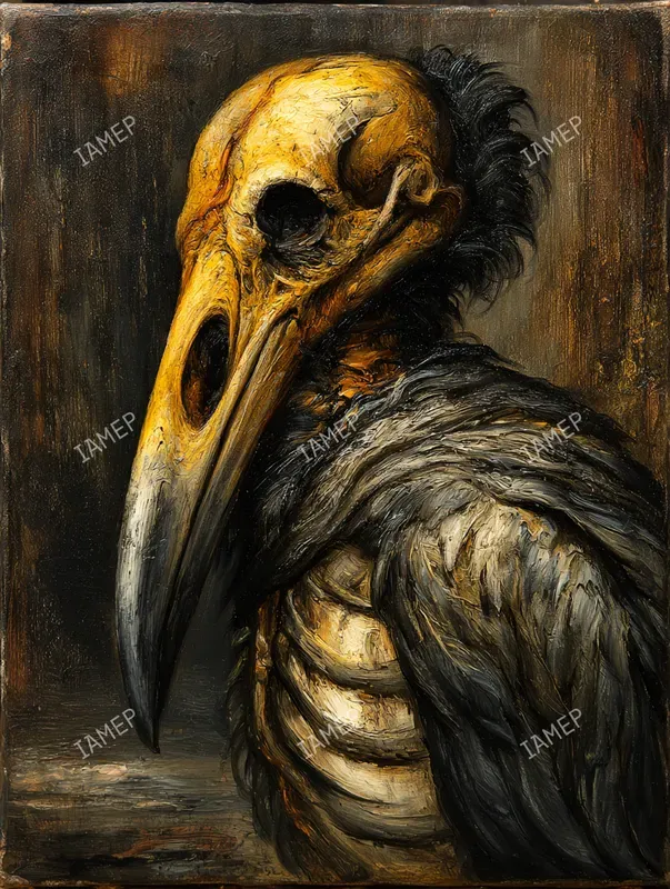 Gothic Death Relic Paintings