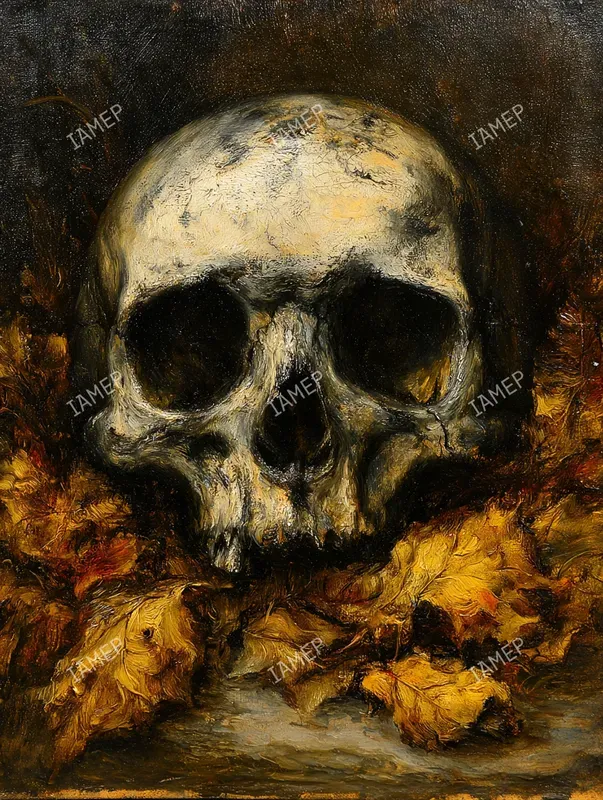 Gothic Death Relic Paintings