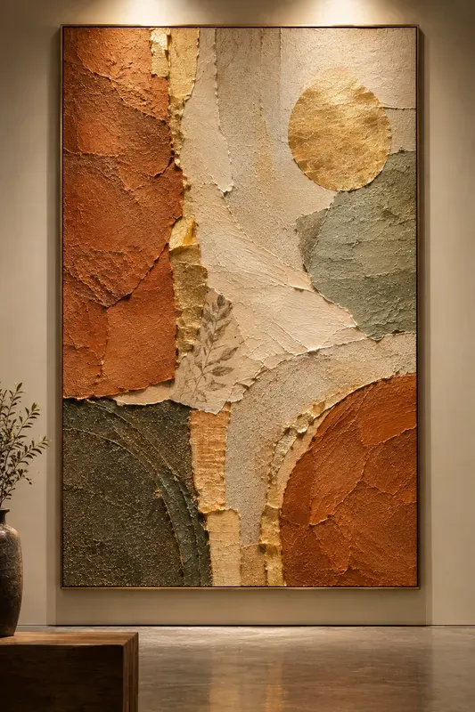 Modern Abstract Textured Wall Art