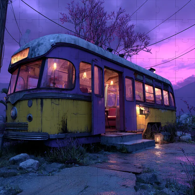 Cinematic Violet Surreal Dreamscapes