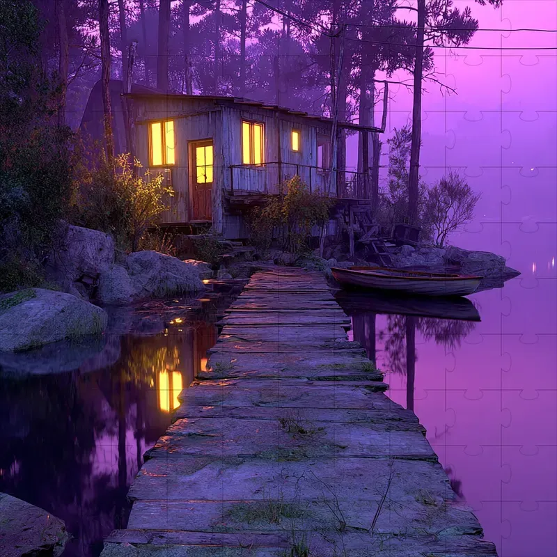 Cinematic Violet Surreal Dreamscapes