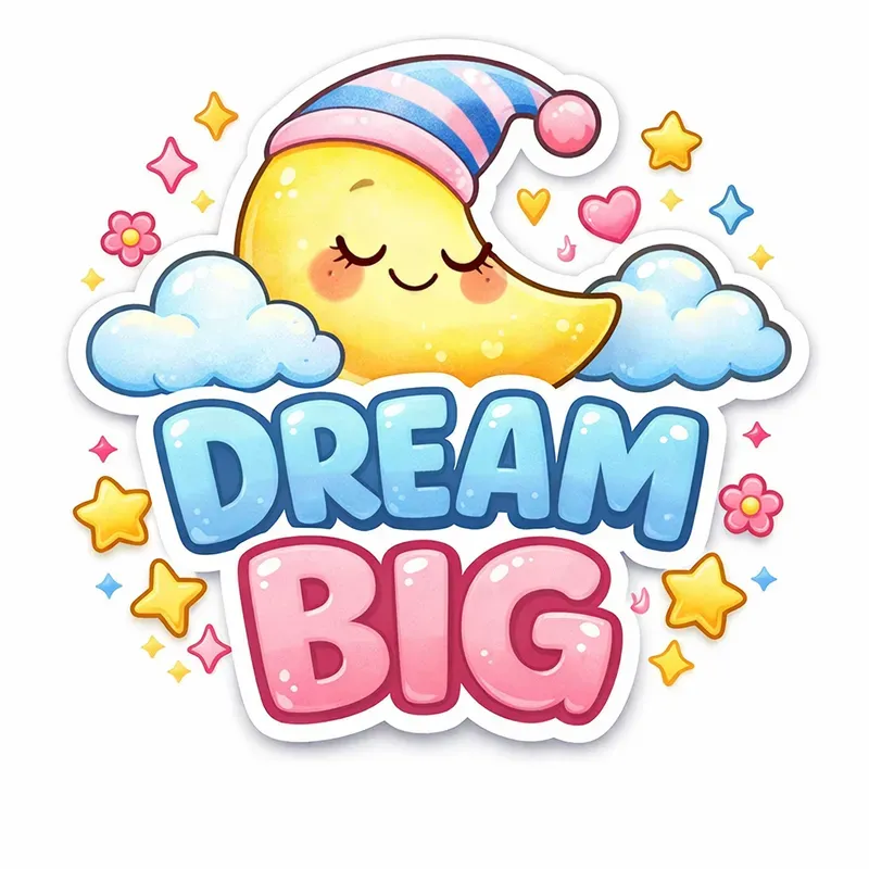 Cute Motivational Sticker Pack Generator