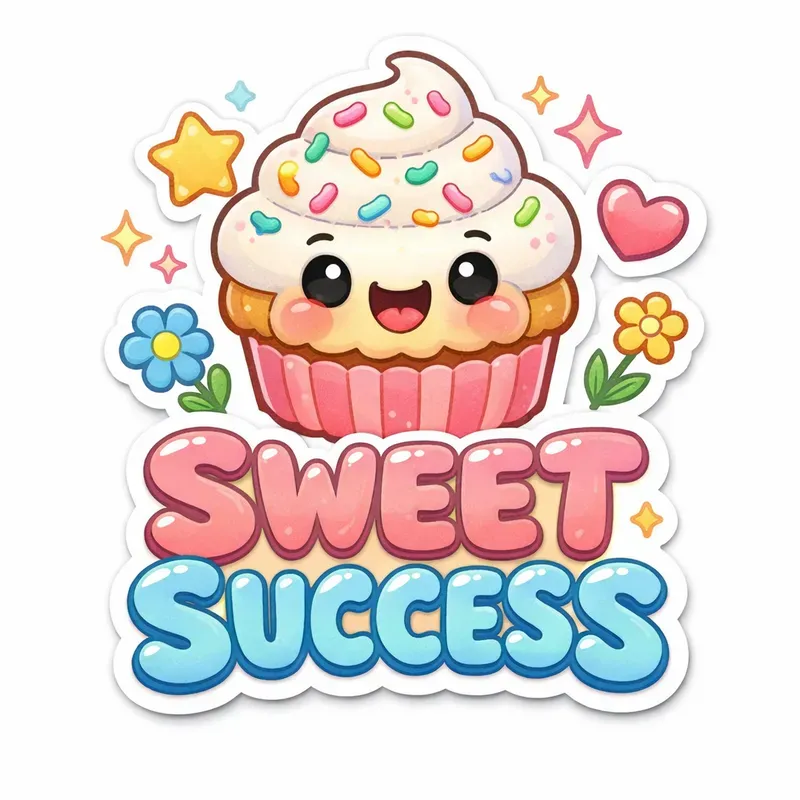 Cute Motivational Sticker Pack Generator