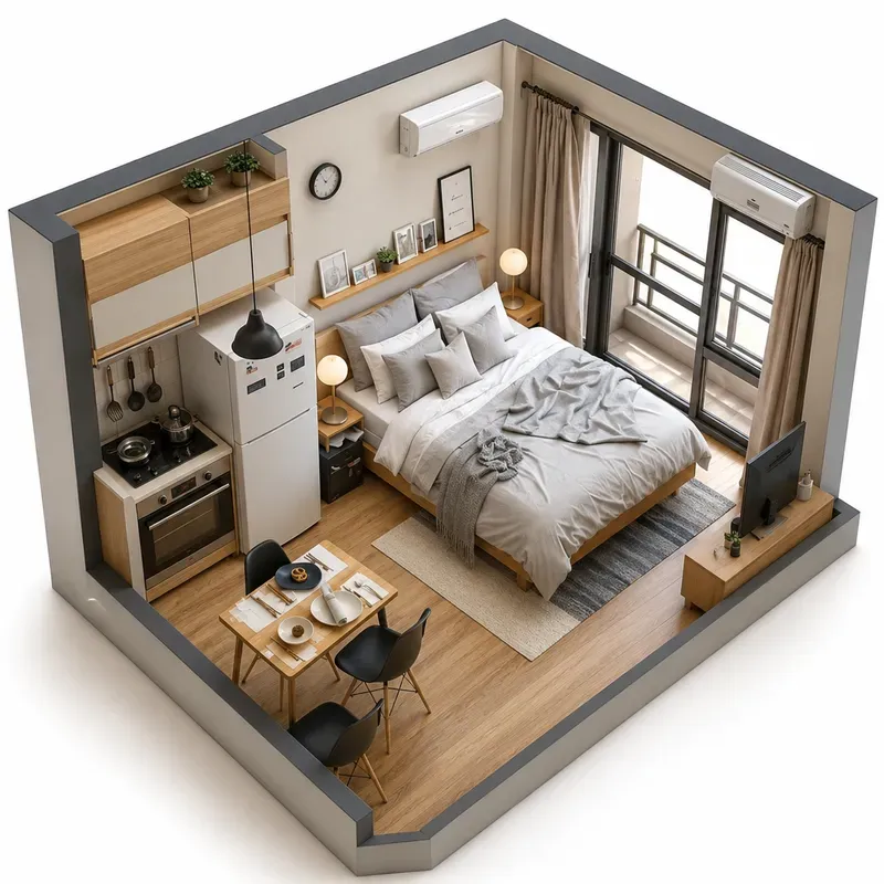 Room Photos To 3d Miniature Twins