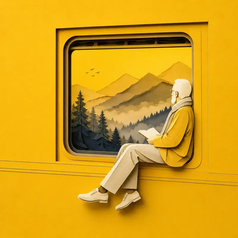 Layered Papercut Window Scenes