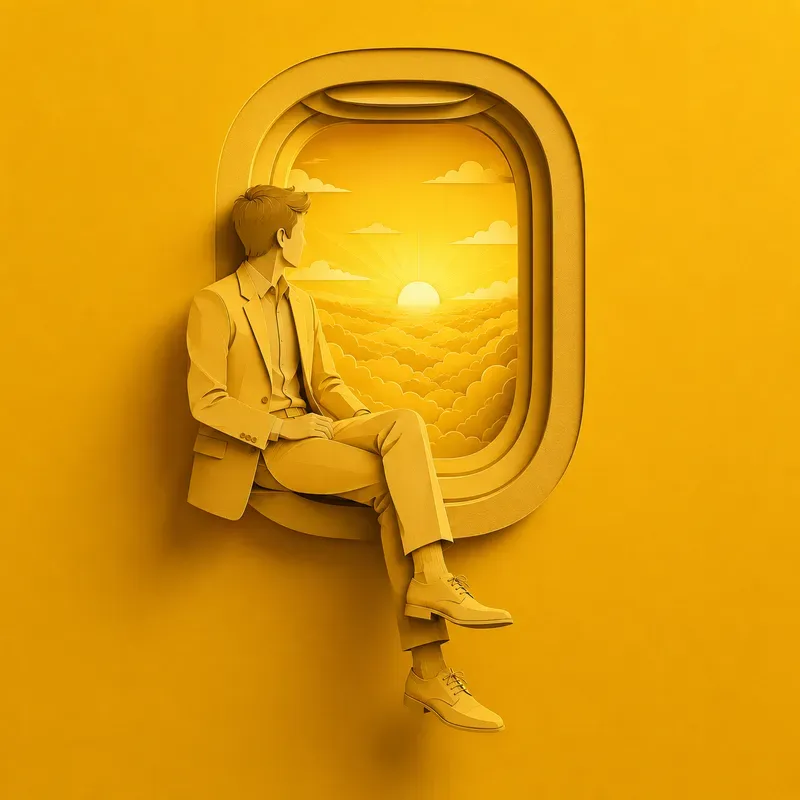 Layered Papercut Window Scenes