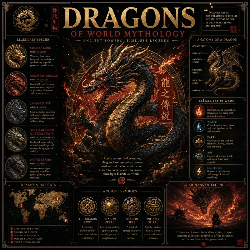 Mythic Infographic Posters