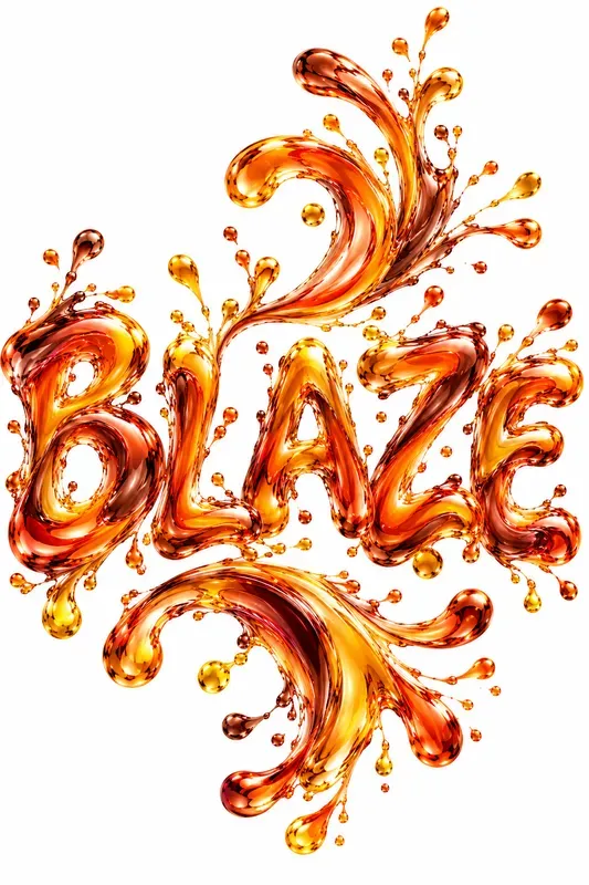 Dynamic Abstract Text Art Designs