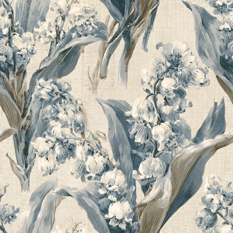 Antique French Wallpaper Backing Papers