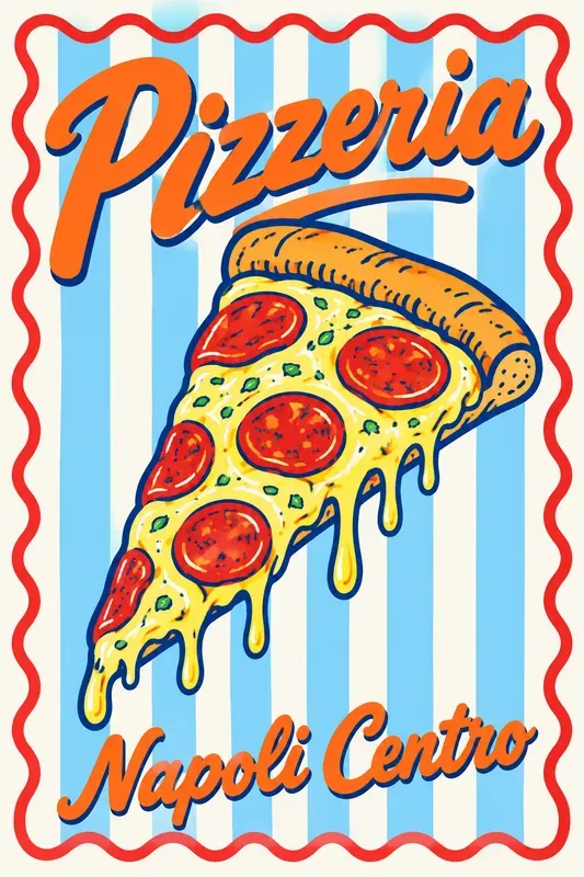 Retro Pop Art Summer Graphics