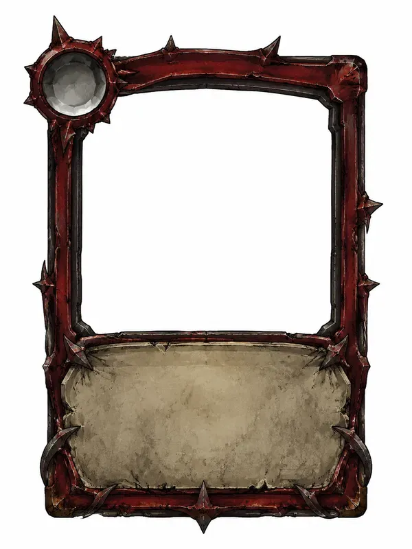 Slay The Spire Style Card Frame UIs