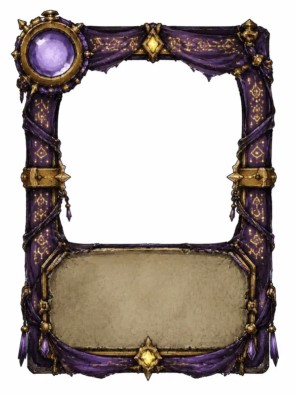 Slay The Spire Style Card Frame UIs