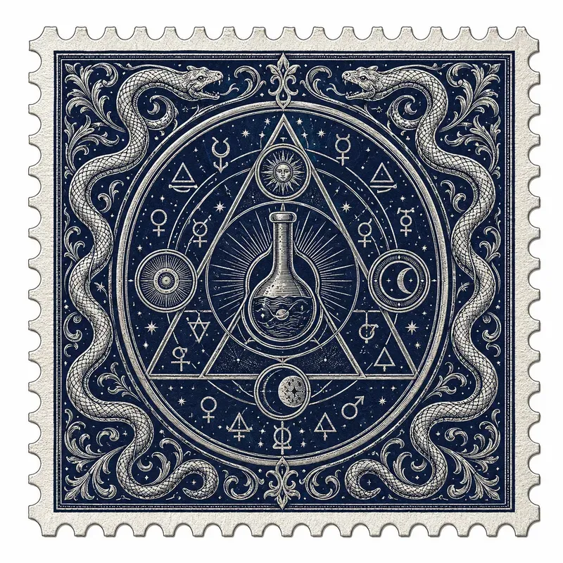 Occult Stamp Illustrations
