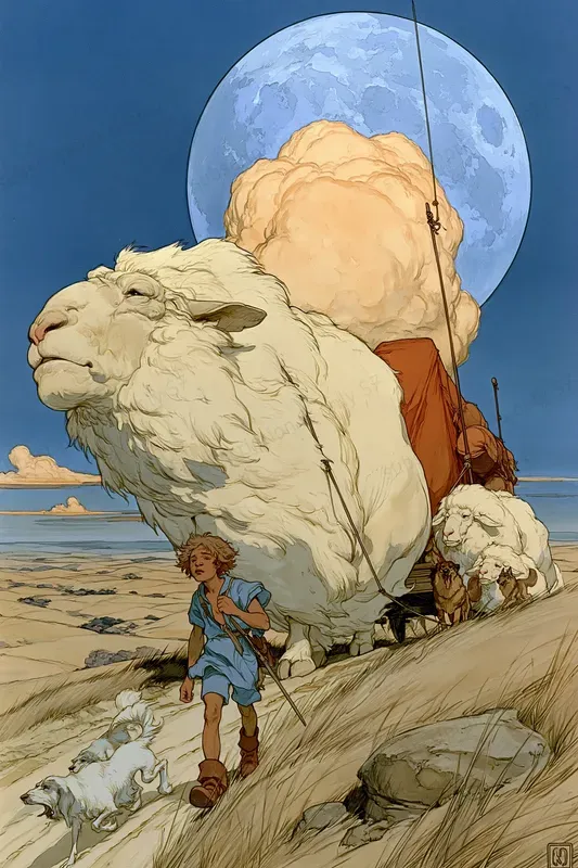 Vintage Cartoon Adventure Worlds