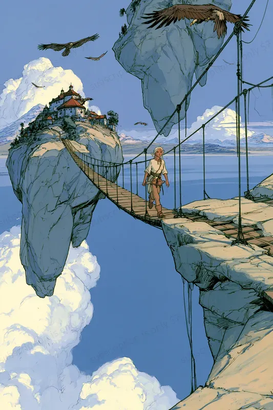 Vintage Cartoon Adventure Worlds