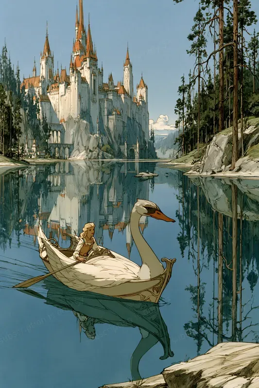 Vintage Cartoon Adventure Worlds