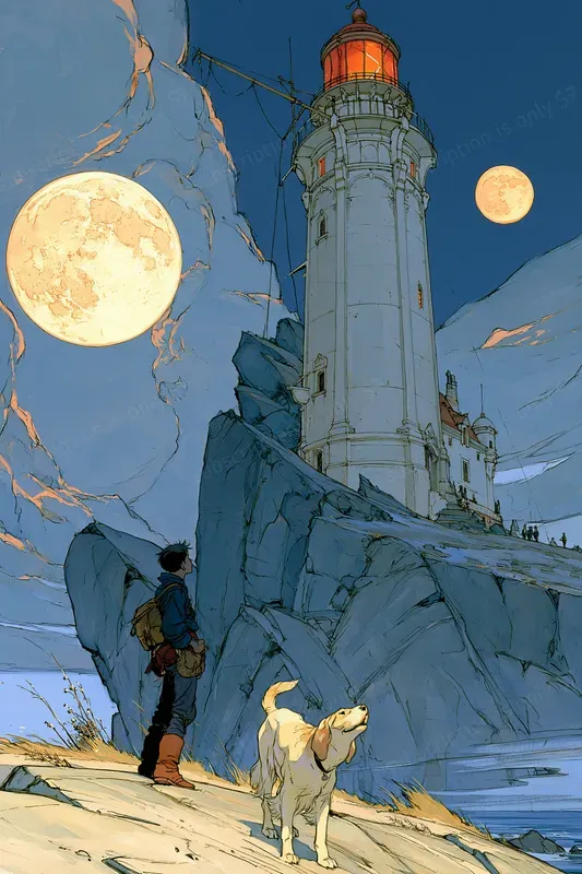 Vintage Cartoon Adventure Worlds