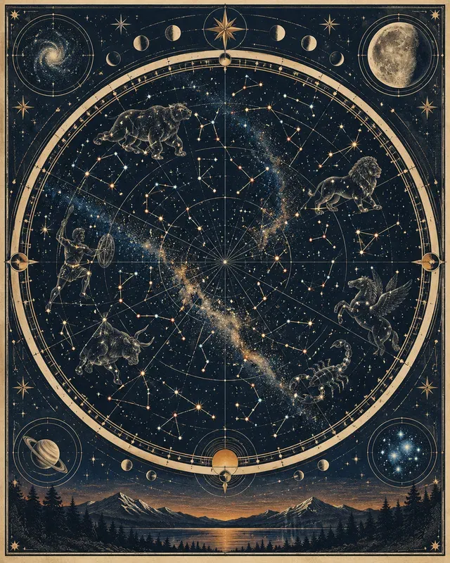 Celestial Chart Posters