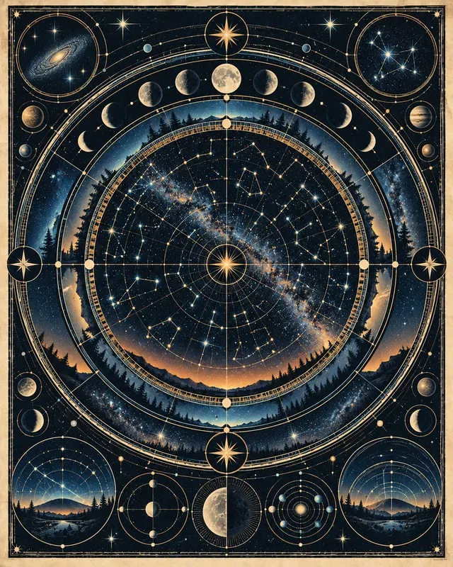 Celestial Chart Posters