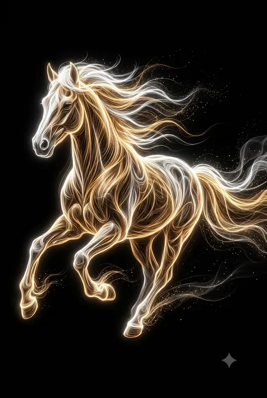 Glowing Light Painting Graphic Assets