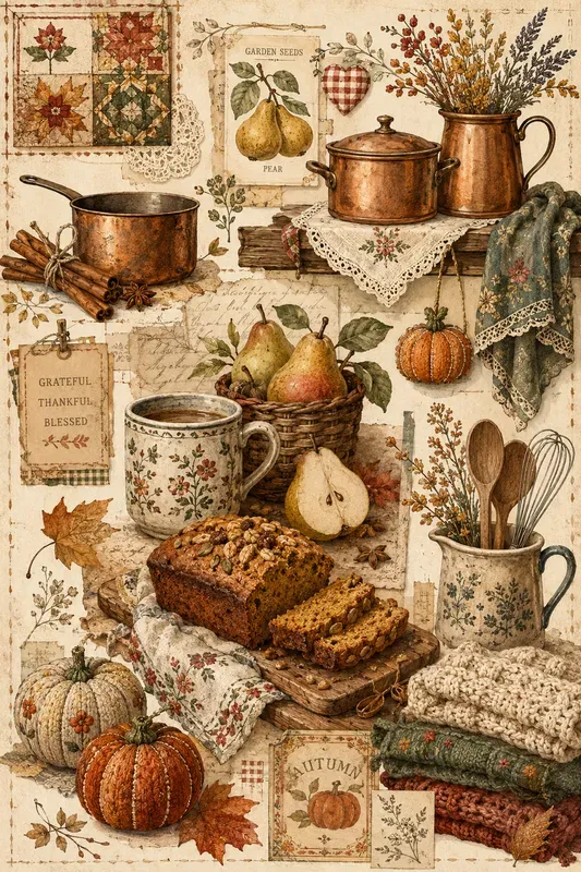 Vintage Country Collages