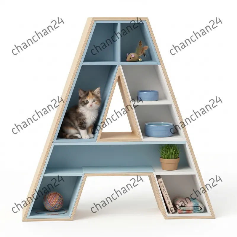 Smart 3D Animal Alphabet Shelves