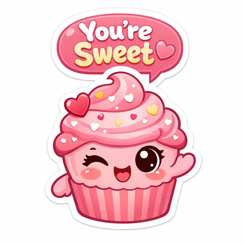 Valentine Love Stickers Anthropomorphic