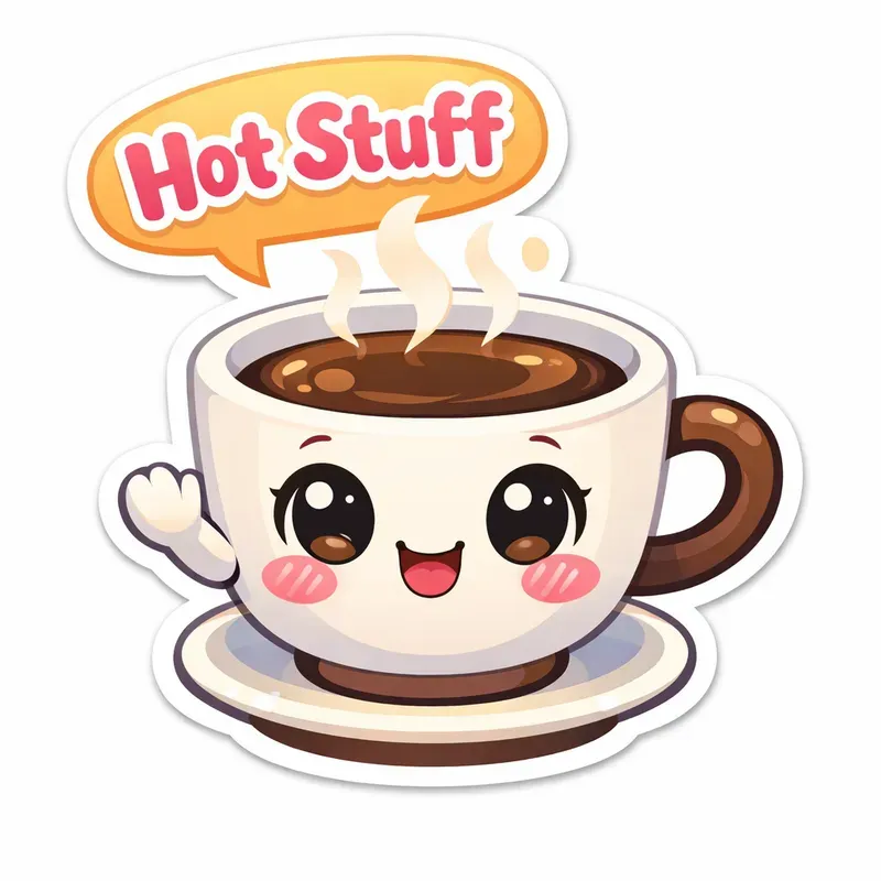 Valentine Love Stickers Anthropomorphic