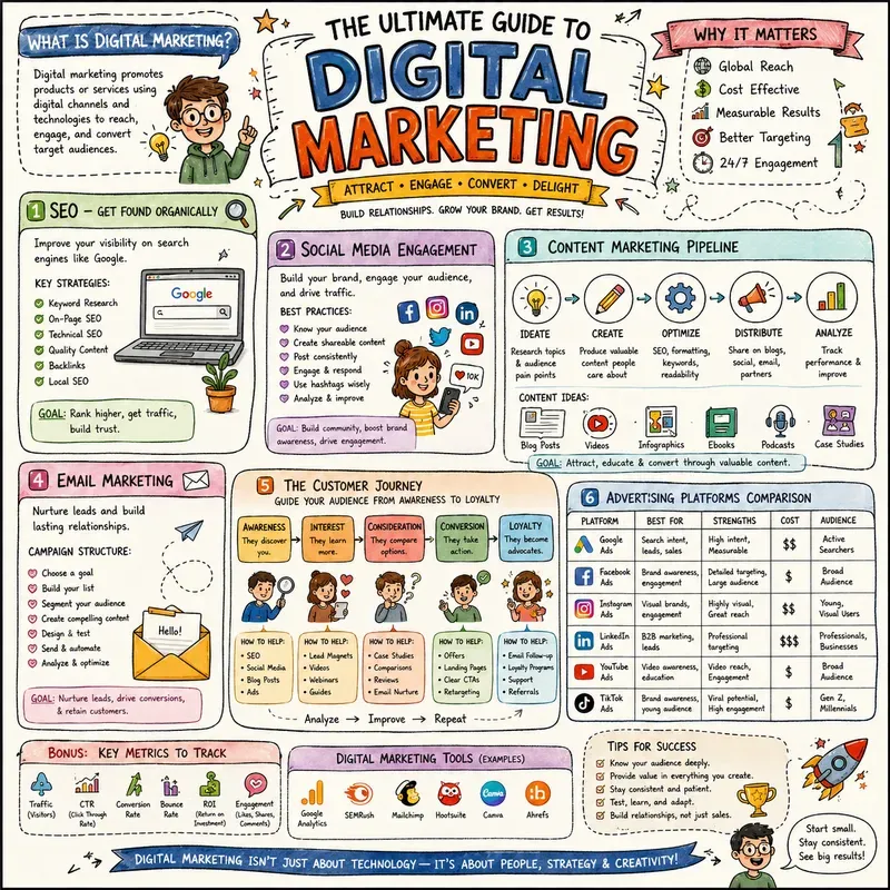 Handdrawn Educational Charts