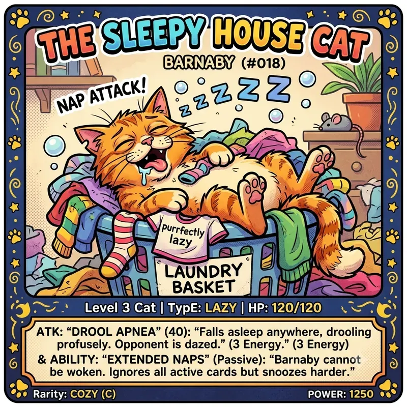 Funny Comic Trading Cards