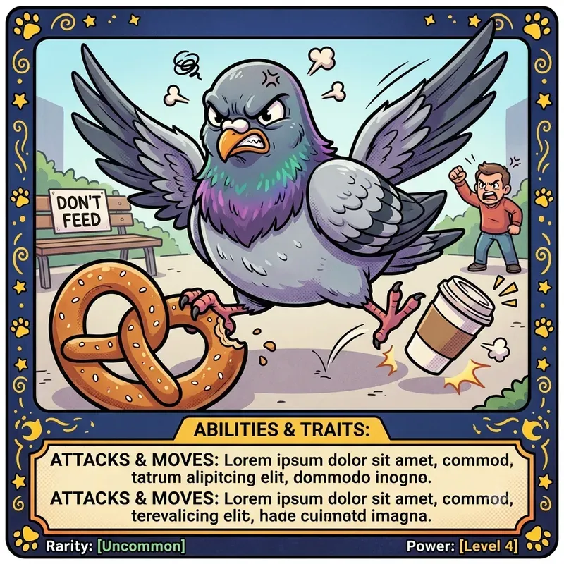 Funny Comic Trading Cards