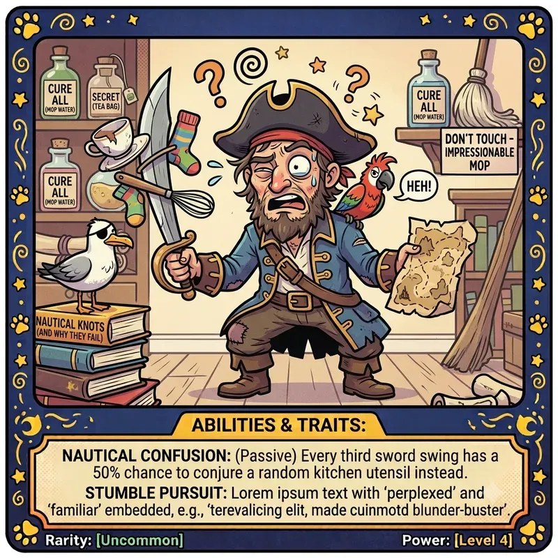 Funny Comic Trading Cards
