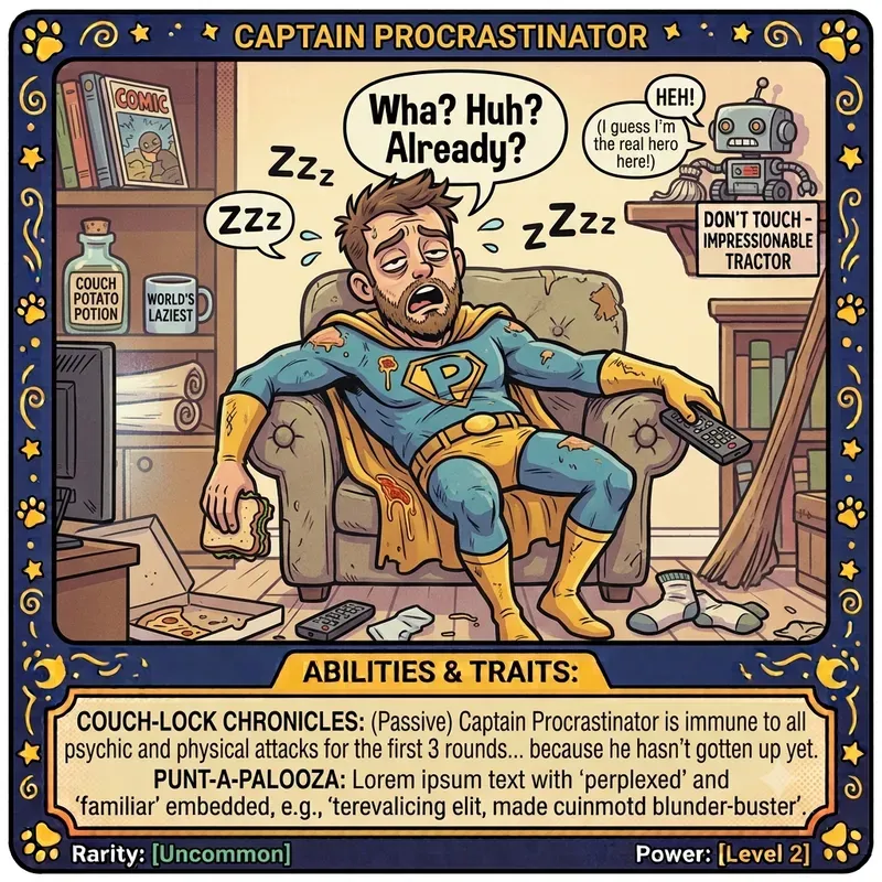 Funny Comic Trading Cards