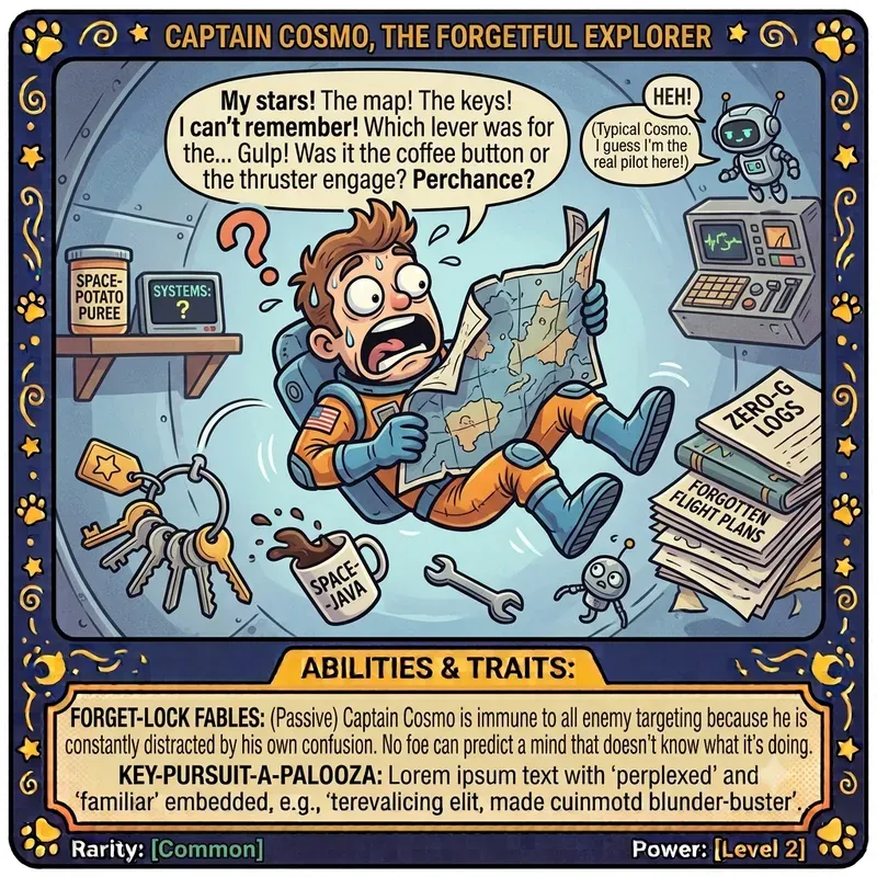 Funny Comic Trading Cards