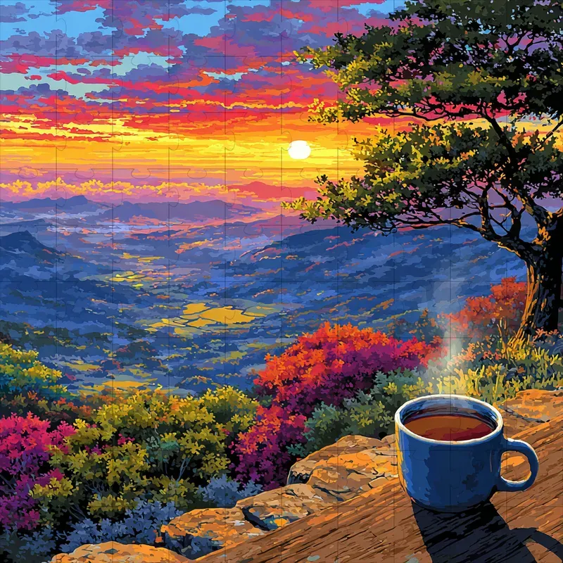 Anime Impressionist Vibrant Painted Lands