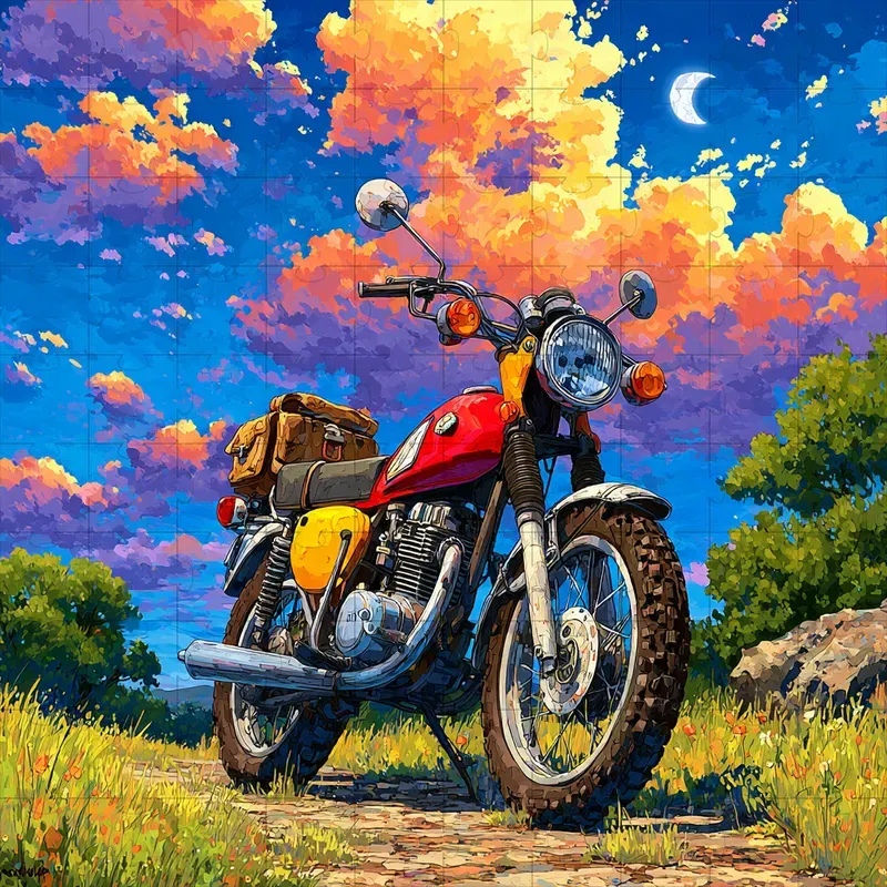 Anime Impressionist Vibrant Painted Lands