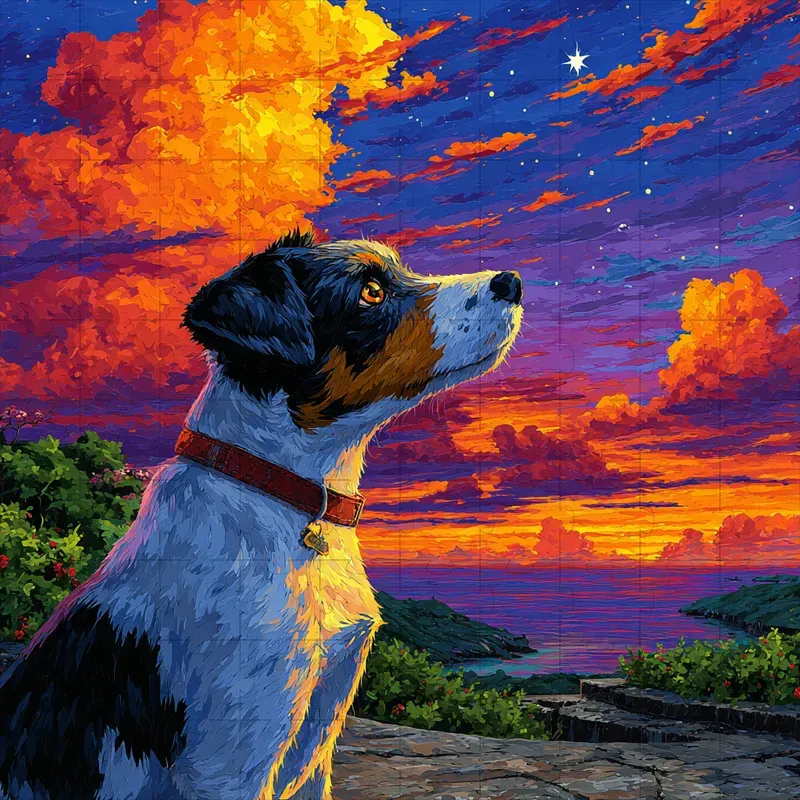 Anime Impressionist Vibrant Painted Lands