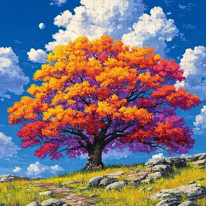 Anime Impressionist Vibrant Painted Lands