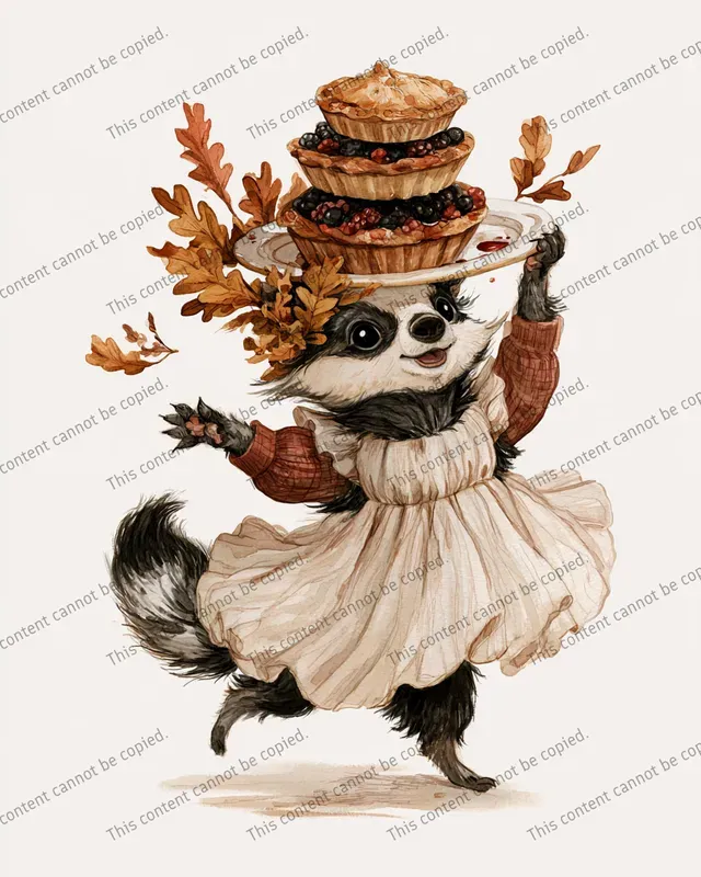 Cute Vintage Watercolor Animals