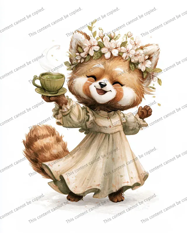 Cute Vintage Watercolor Animals