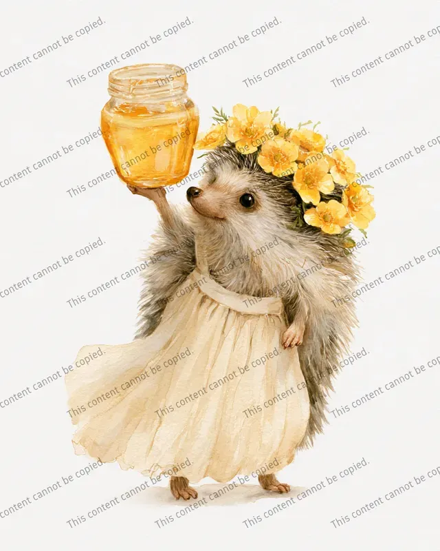 Cute Vintage Watercolor Animals