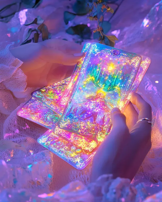 Mystical Tarot Psychedelic Art