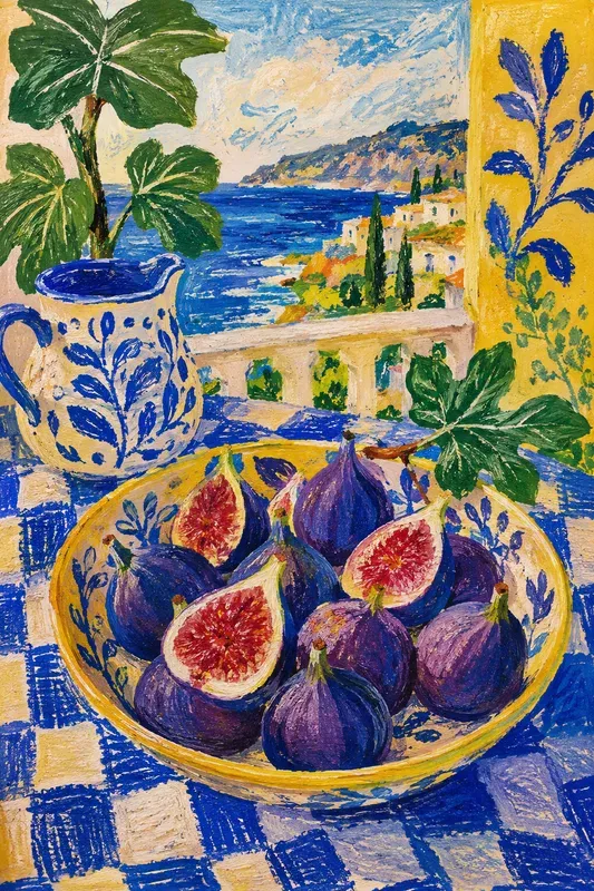 Amalfi Lemon Folk Art Gouache Wall Prints