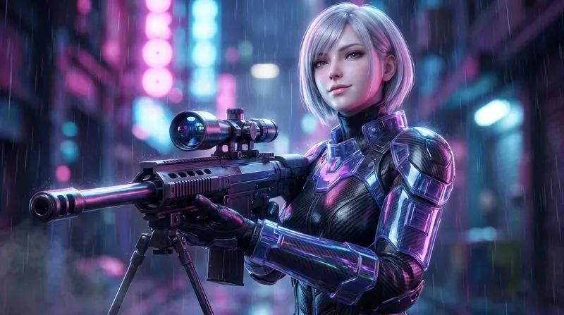 Semirealistic Anime Concept Art