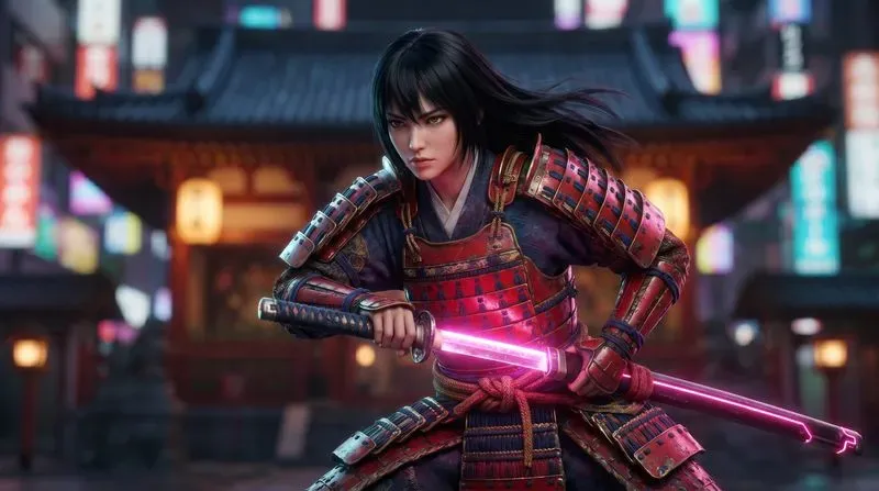Semirealistic Anime Concept Art