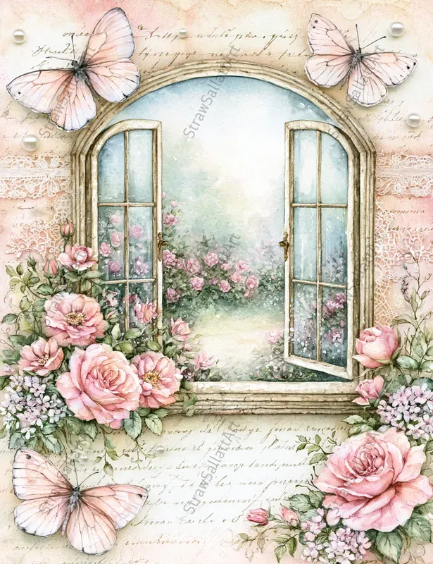 Vintage Romantic Junk Journal Ephemera