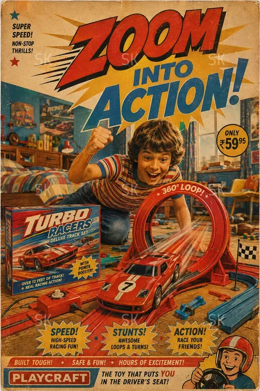 Cinematic Vintage Advertisement Posters