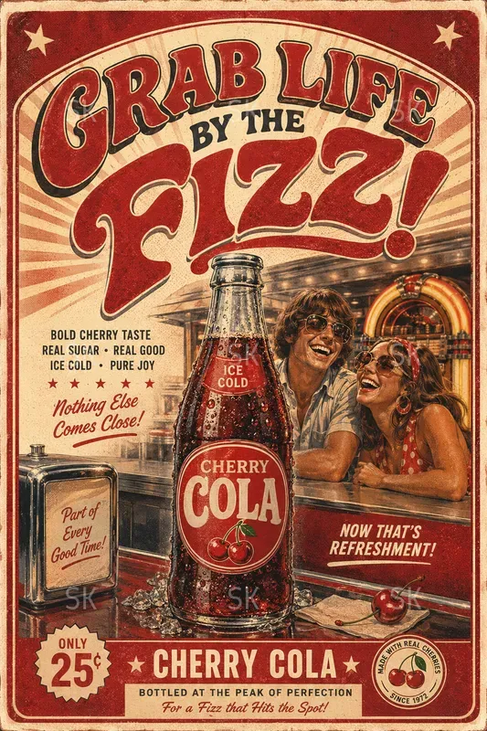 Cinematic Vintage Advertisement Posters