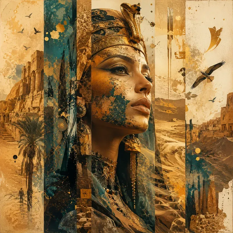 Fragmented Identity Collage Art Packs